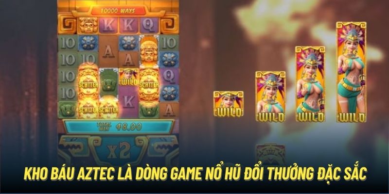 Kho báu Aztec là dòng game nổ hũ đổi thưởng đặc sắc